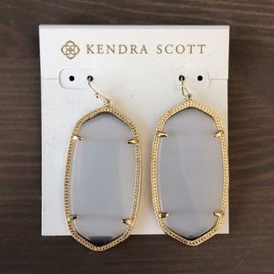 NWT GRAY KENDRA SCOTT EARRINGS